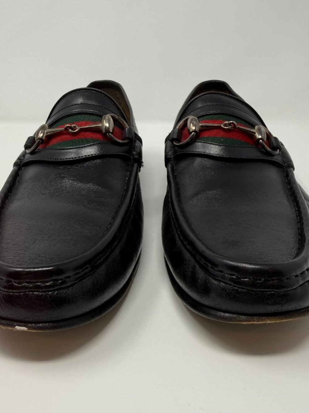 Gucci Leather Horsebit Loafers Men's 9.5 D Black Classic Designer Preppy Luxury - Picture 4 of 13